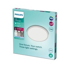 Philips Superslim CL550 Vgloftslampe 15W 4000K - Elegant Design, Energiforbrug, og Optimal Belysning